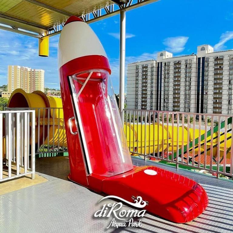 Lacqua Diroma Oficial - Diroma Acqua Park Incluido - Com Roupa De Cama E Banho Caldas Novas Exterior foto