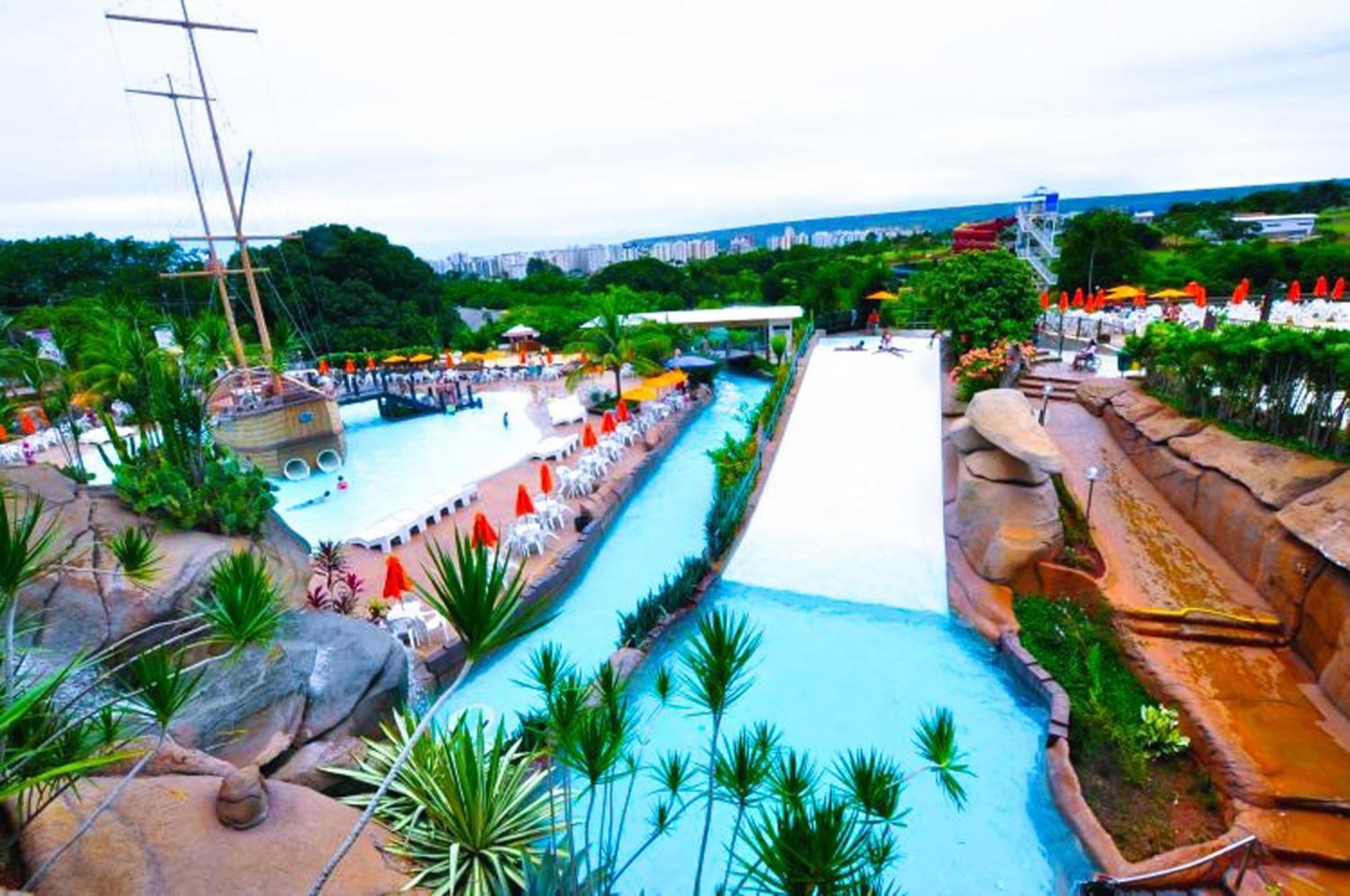Lacqua Diroma Oficial - Diroma Acqua Park Incluido - Com Roupa De Cama E Banho Caldas Novas Exterior foto